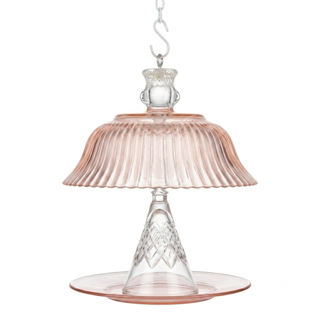 Pink Bird Feeder