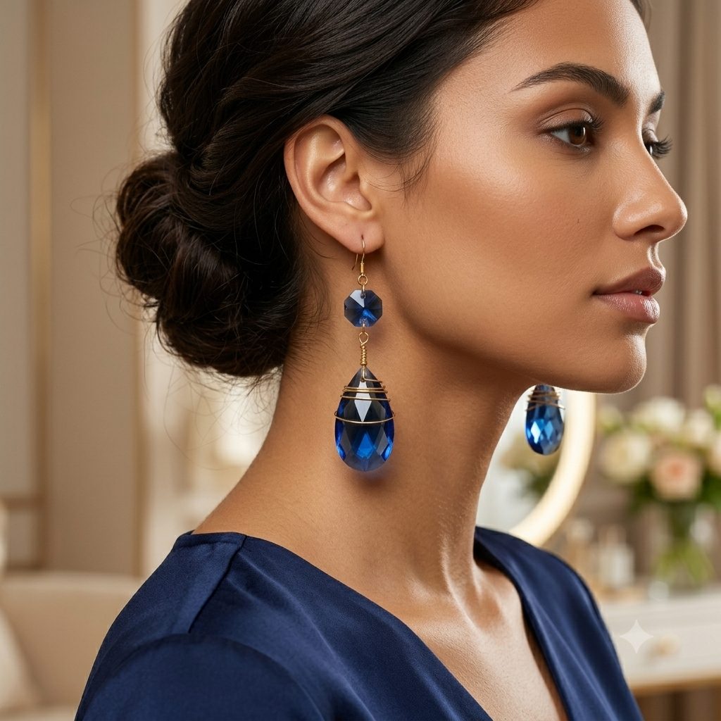 Cobalt Earrings
