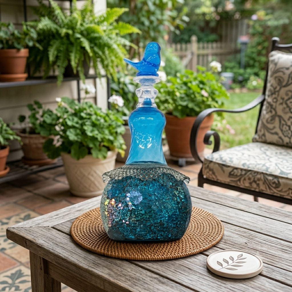 Blue Bird Sculpture