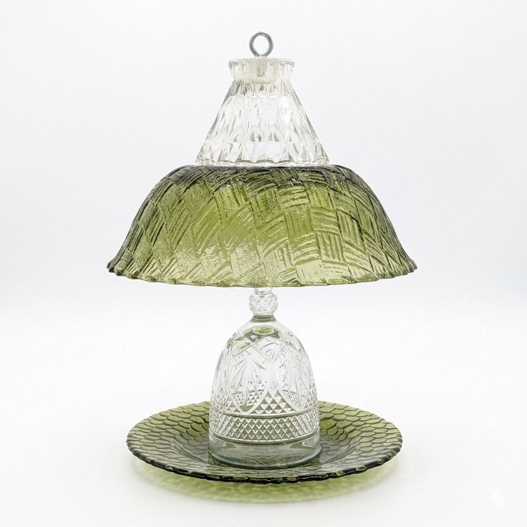 Green Bird Feeder