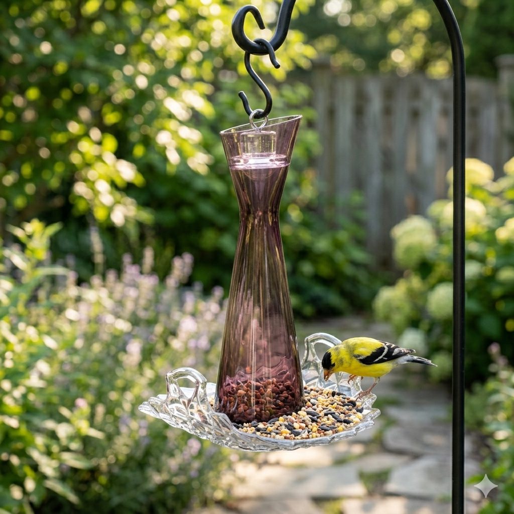 Amethyst Bird Feeder