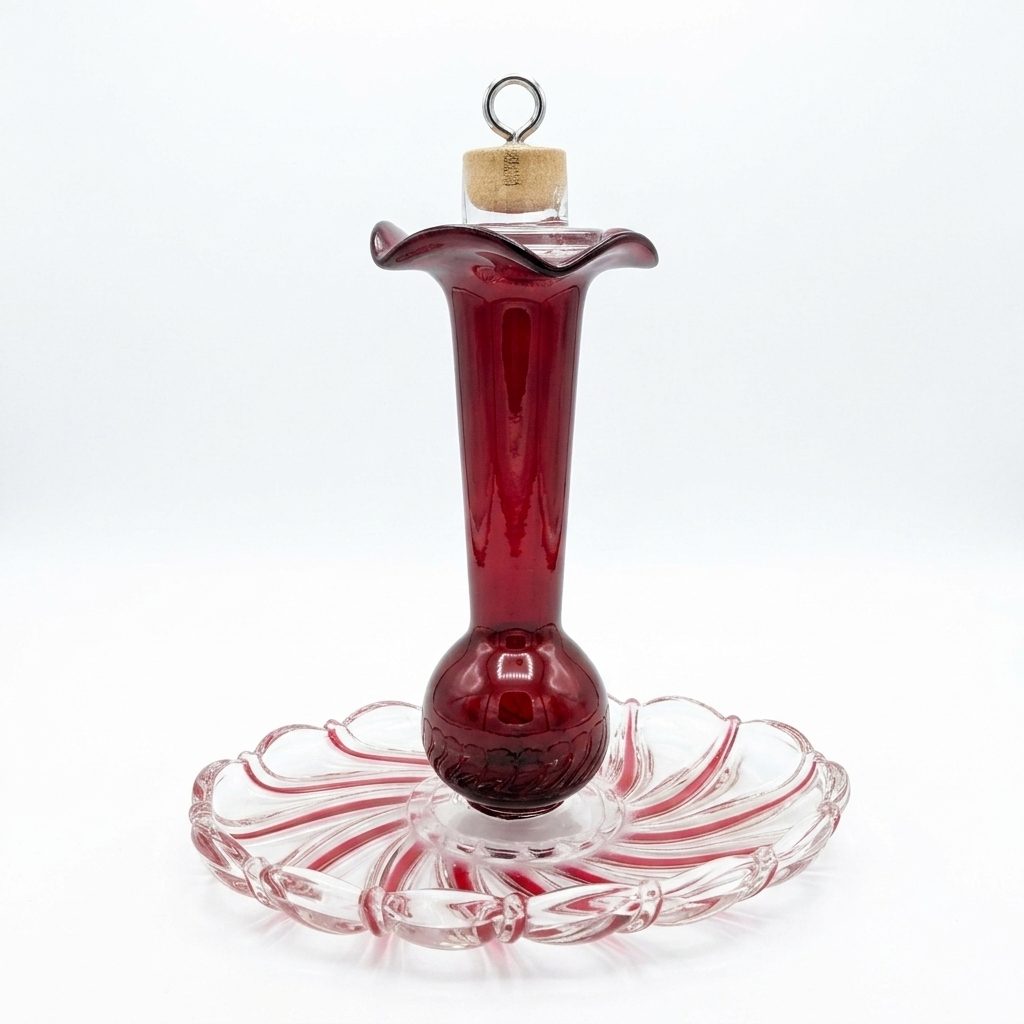 Red Bird Feeder