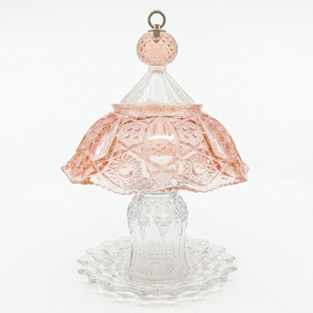 Pink Iridescent Bird Feeder