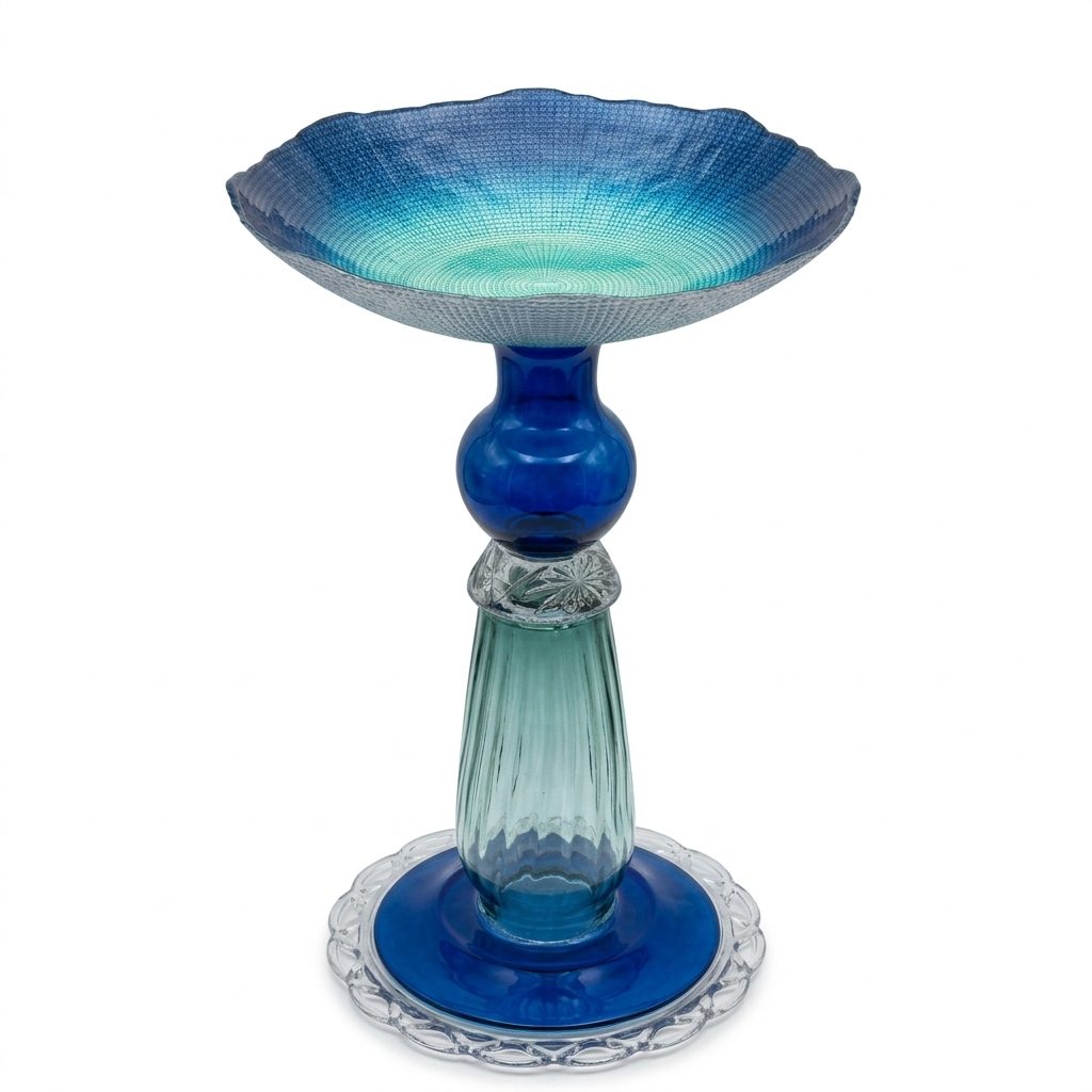 Blue Birdbath