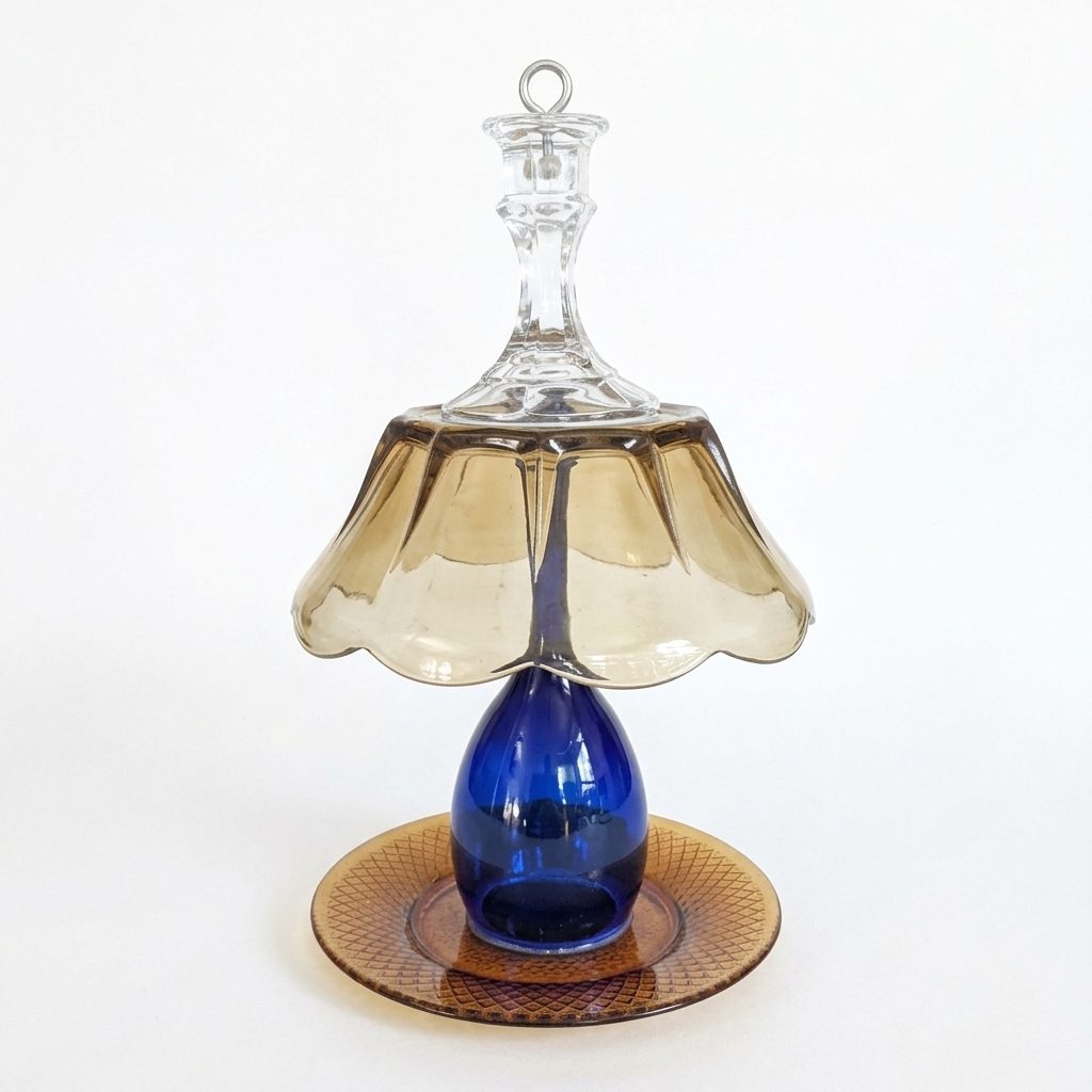 Blue/Gold Bird Feeder